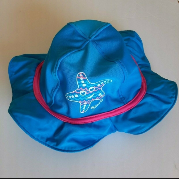 SPEEDO block the burn 50 sun hat with chin strap - Picture 2 of 7